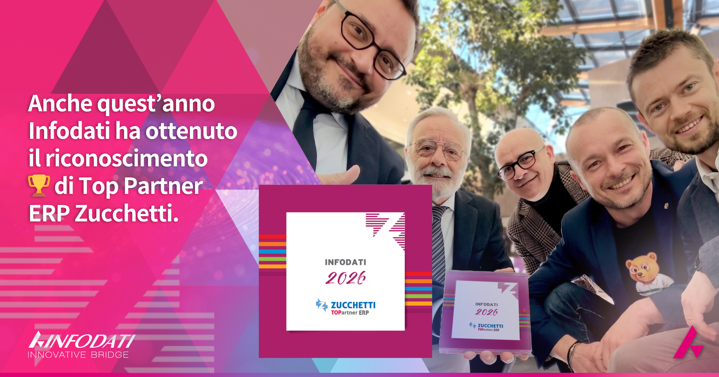consegna targa top partner zucchetti