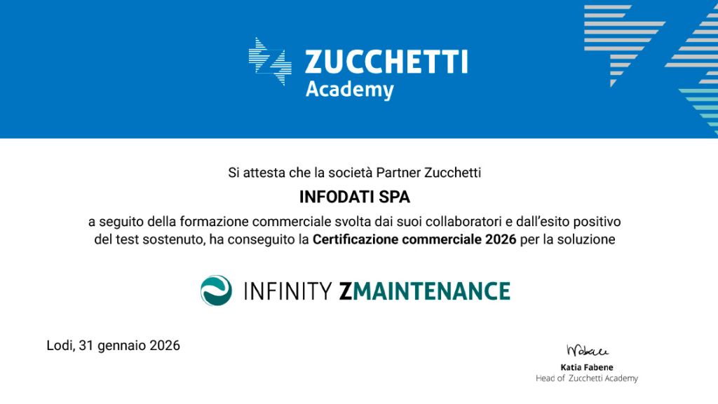 Certificazione Infinity-ZMaintenance_2026_Comm