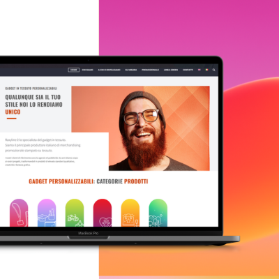 Sito Web Progetto Raxyline by Infodati Marketing